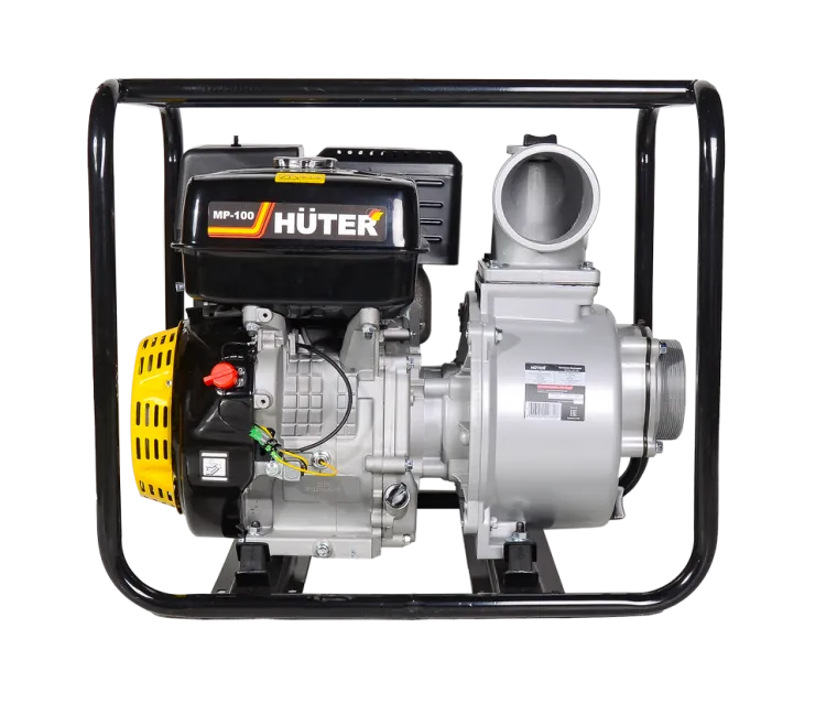 Мотопомпа бензиновая HUTER MP-100