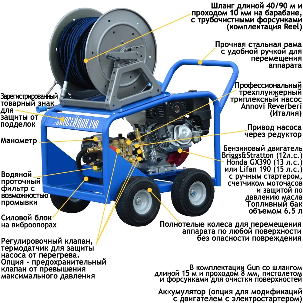 Аппарат Посейдон АВД B13-150-26-H-4W-Reel1