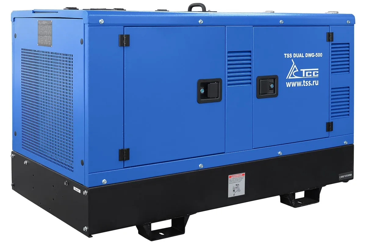 Генератор сварочный дизельный двухпостовой TSS DUAL DWG-500 для профессиональной сварки
