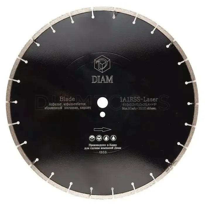 Диск алмазный 500x3.2x10x25.4 отрезной по асфальту Extra Line DIAM Blade