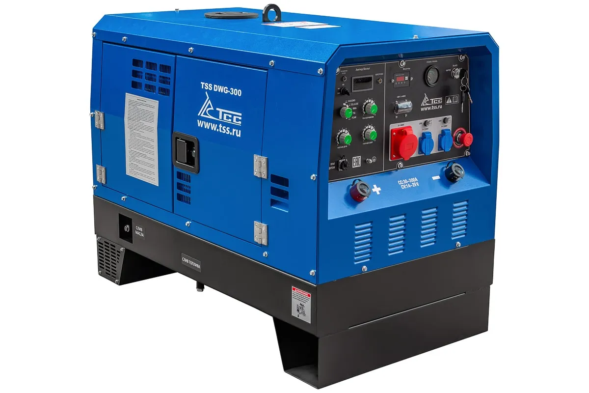 Генератор сварочный дизельный однопостовой TSS DWG-300 для промышленных объектов