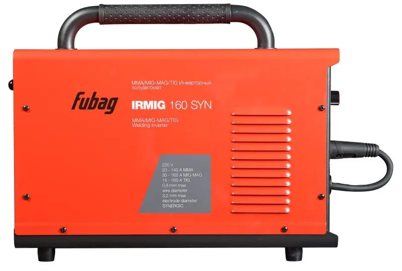 Полуавтомат сварочный инверторный IRMIG 160 SYN с горелкой FB 150 3 м FUBAG