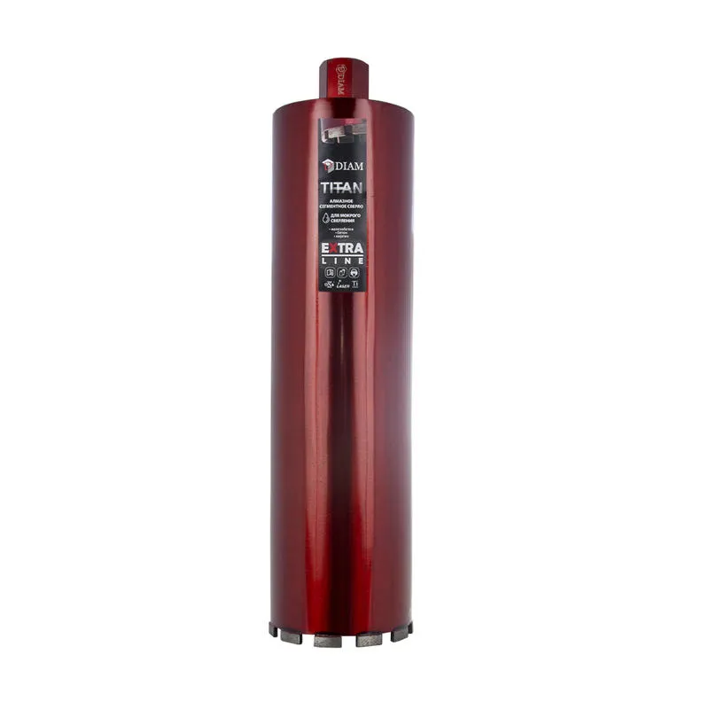 Сегментное сверло 132x450x11x1 1/4UNC алмазное EXTRA LINE TITAN DIAM