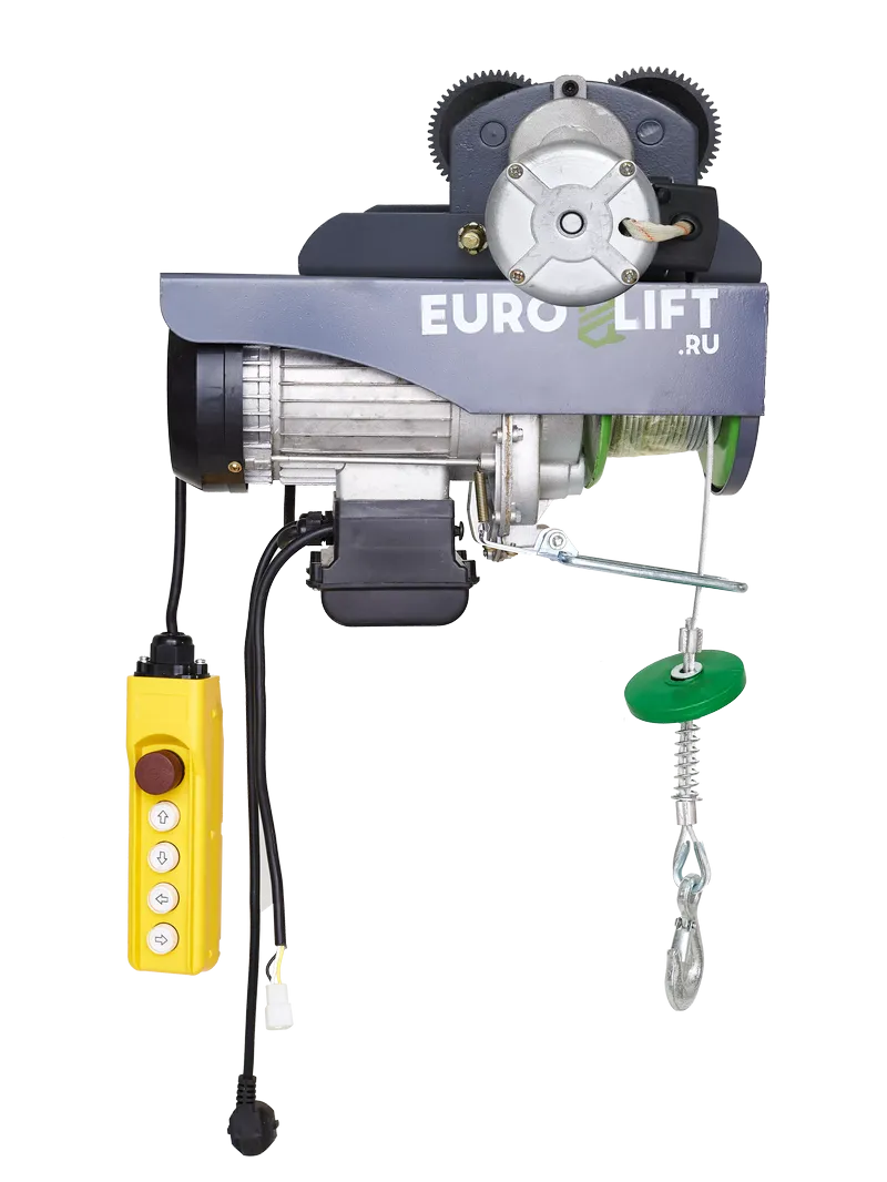 Передвижная лебедка электрическая KX 250 г/п 125/250 кг, в/п 12/6 м «EURO-LIFT»
