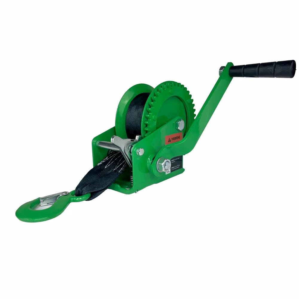 Ручная лебедка барабанная HITCH HW 700, 700 кг, лента 10 м SZ073176