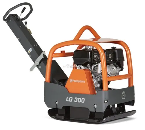 Виброплита HUSQVARNA LG 300 бензиновый двигатель HONDA, реверсивная