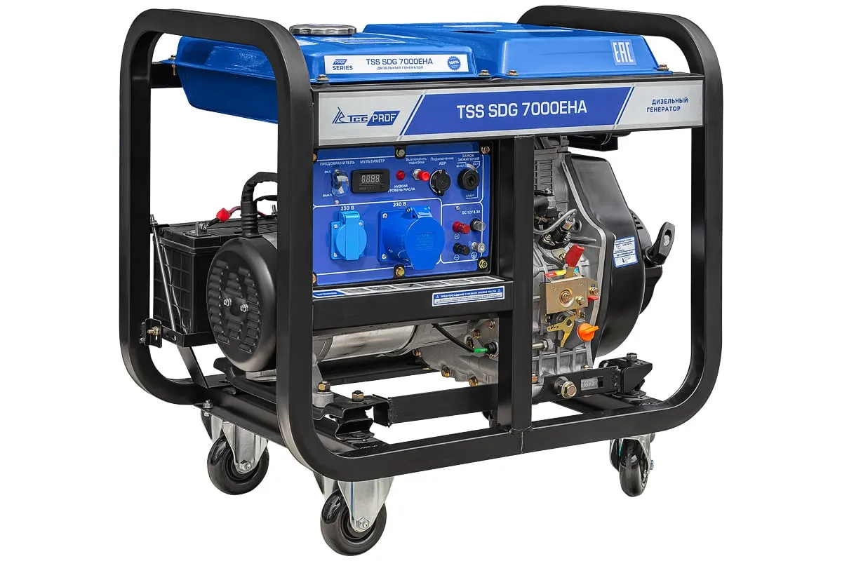Генератор дизельный TSS SDG 7000EHA для дома и коммерческих помещений