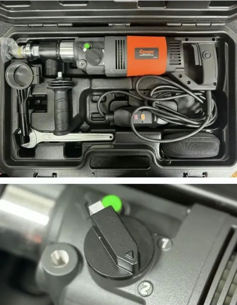 Алмазная дрель Cayken SCY-916/2PD (микроудар, 2 скорости)