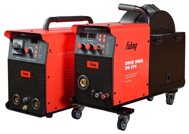Полуавтомат сварочный INMIG 500T DW SYN (подающий механизм DRIVE INMIG DW, шланг пакет 5м, горелка FB 400 3m) FUBAG