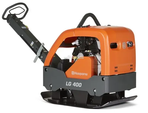 Виброплита HUSQVARNA LG 400 DEC дизельный двигатель LOMBARDINI, реверсивная