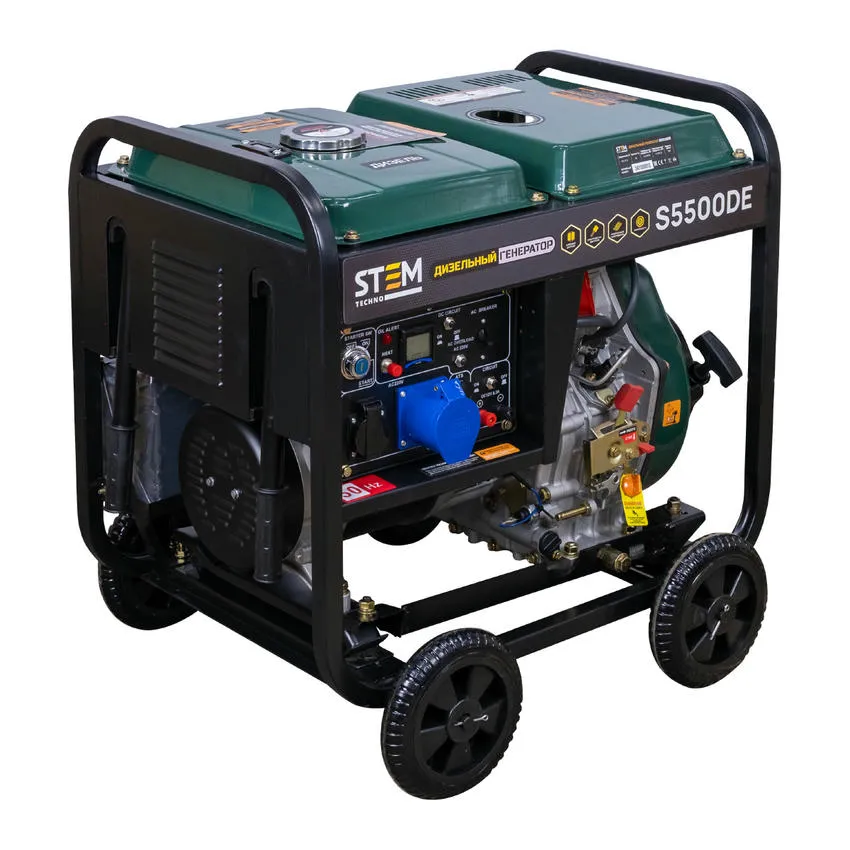 Генератор дизельный STEM Techno S5500DE 5.5 кВт (ГЕН018)