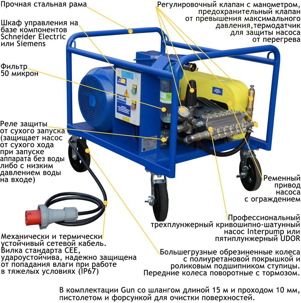 Аппарат Посейдон АВД E30-500-30-UD-Gun