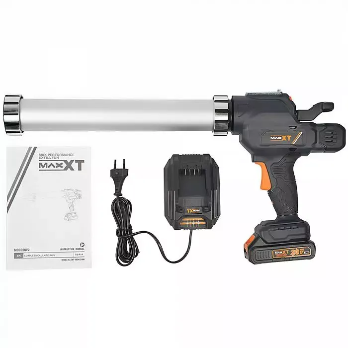 Аккумуляторный пистолет для герметика MAXXT MDCG20V2 20V/2.0AH 0,6 л для герметизации