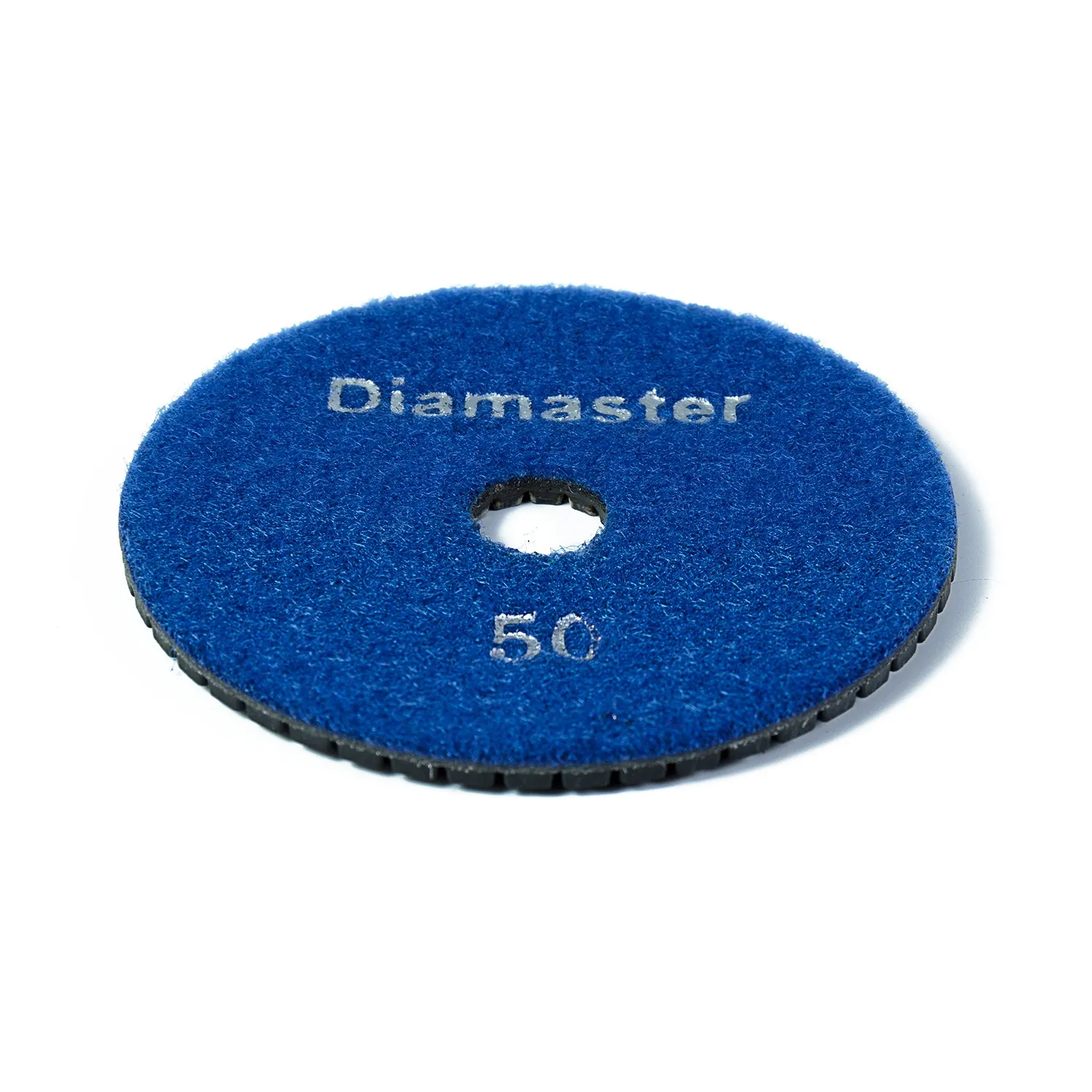 Алмазный гибкий шлифовальный круг DIAMASTER 1002 №50 бетон синий шлифование
