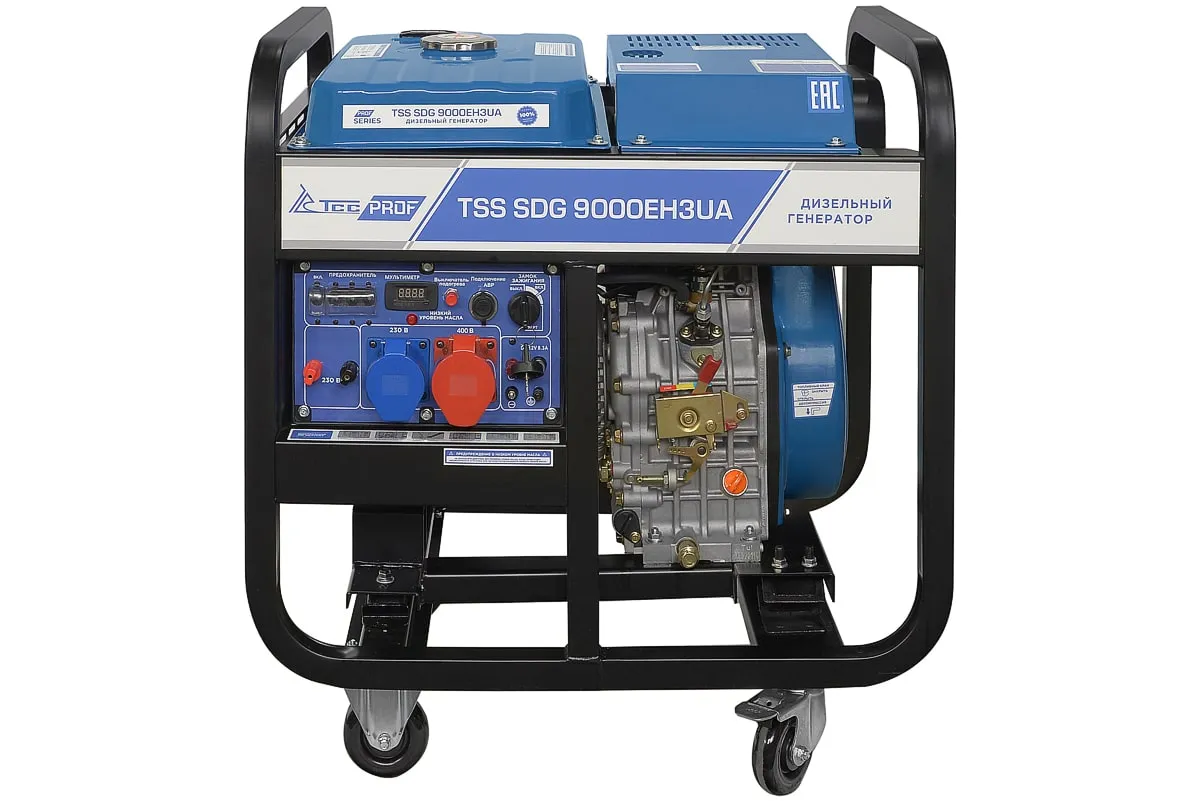 Генератор дизельный TSS SDG 9000EH3UA для резервного питания предприятий