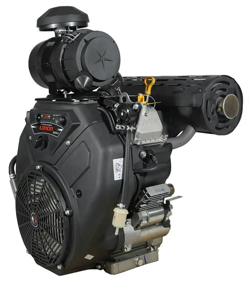 Бензиновый двигатель «Loncin» LC2V90FD (C type) диаметр вала 36.5 20А Цилиндрический в\фильтр