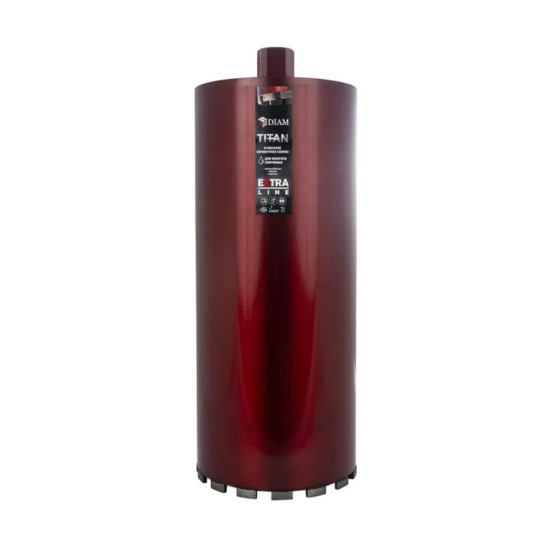 Сегментное сверло 200x450x15x1 1/4UNC алмазное Extra Line ТITAN DIAM