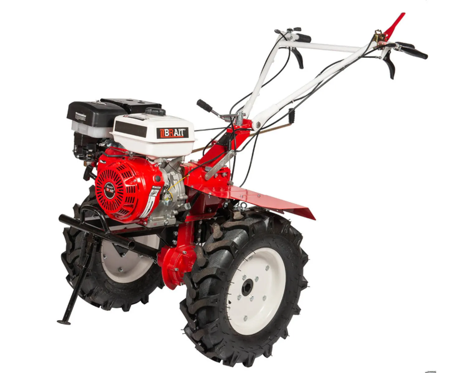 Бензиновый мотоблок BRAIT BR-135GED мощность ( 17 л.с ) ( 3 вперед/1 назад, без колес, с дифференциалом)