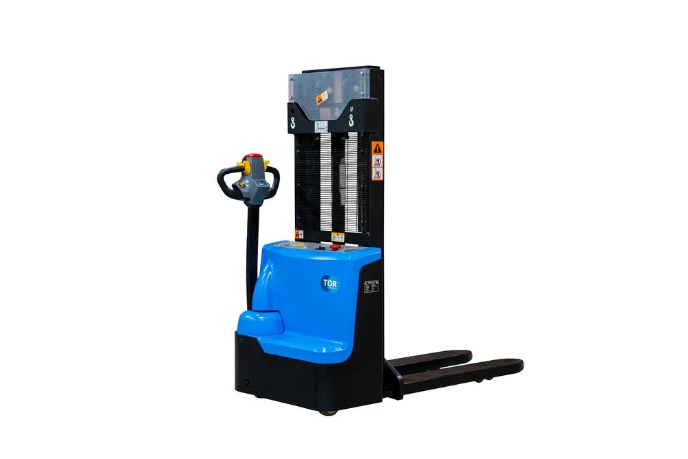 Самоходный штабелер с контролем скорости подъема 1,5 т 2,5 м TOR WS15H-2500SC PRO Li-ion 24/60 В/Ач для складских работ