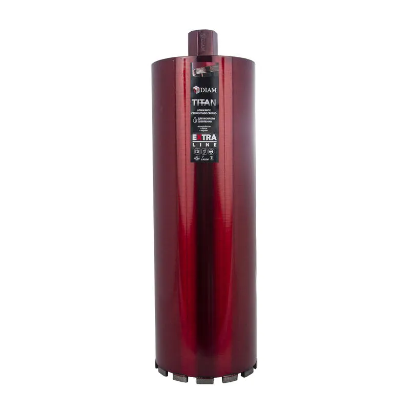 Сегментное сверло 162x450x13x1,1/4UNC алмазное Extra Line ТITAN DIAM