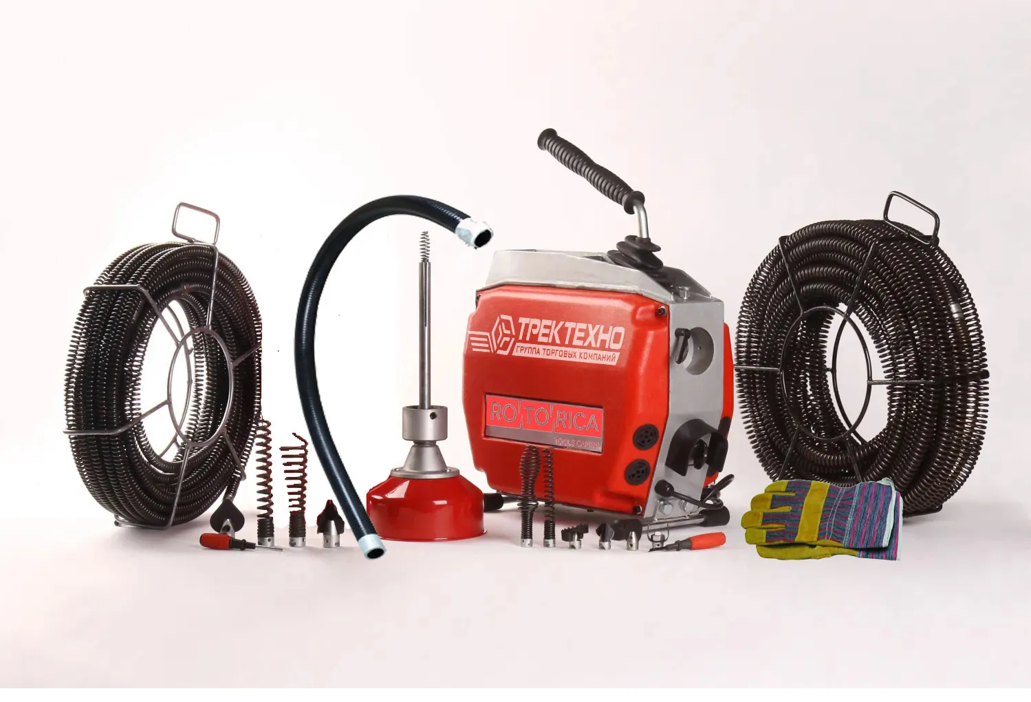 Прочистная машина для канализации Ritter Cleaner 150 для труб 20-150мм Rotorica