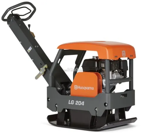 Виброплита HUSQVARNA LG 204 бензиновый двигатель HONDA, реверсивная