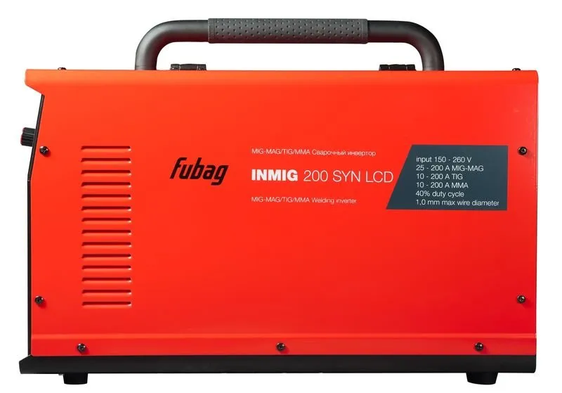 Полуавтомат сварочный INMIG 200 SYN LCD c горелкой FB 250 3 м FUBAG