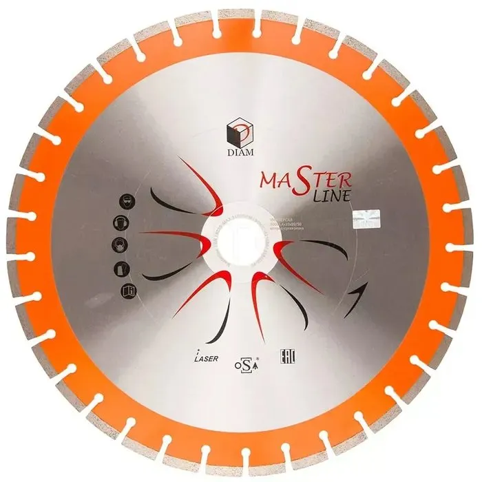 Диск алмазный 500x3.4x10x90-50 универсальный Master Line DIAM