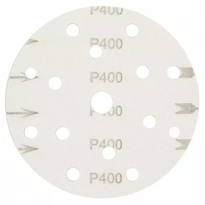 Абразив на бумажной основе Schtaer 255Abrasive paper 15 отв D=150 P400 набор 10 шт для шлифовки