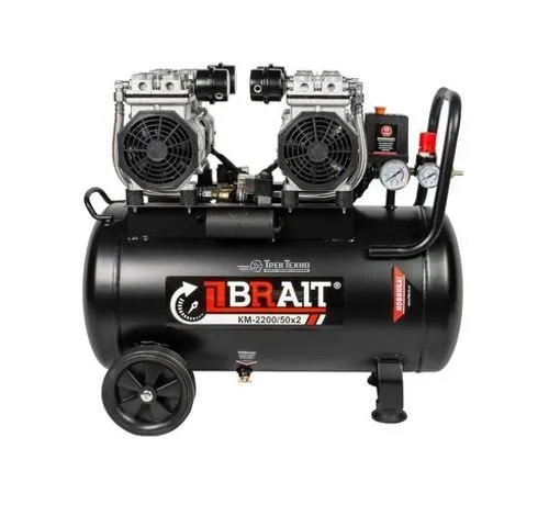 Компрессор воздушный безмасляный Brait КB-2200/50х2