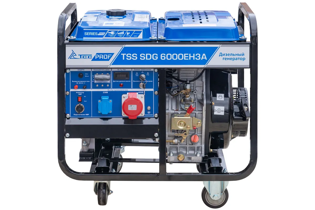 Генератор дизельный TSS SDG 6000EH3A для трёхфазного питания