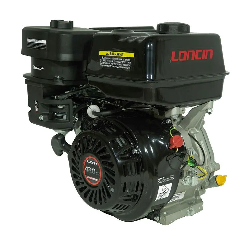 Бензиновый двигатель «Loncin» G420FA (A type) диаметр вала 25