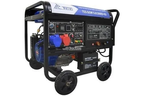 Генератор инверторный сварочный бензиновый TSS GGW 5.0/200ED-R3