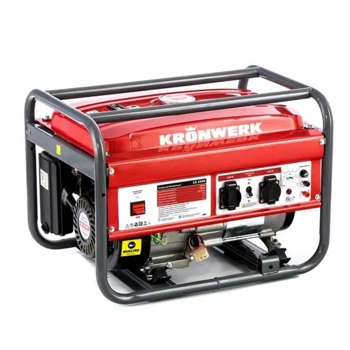 Бензиновый генератор LK 3500, 2.8 кВт, 230 В, бак 15 л, ручной старт Kronwerk
