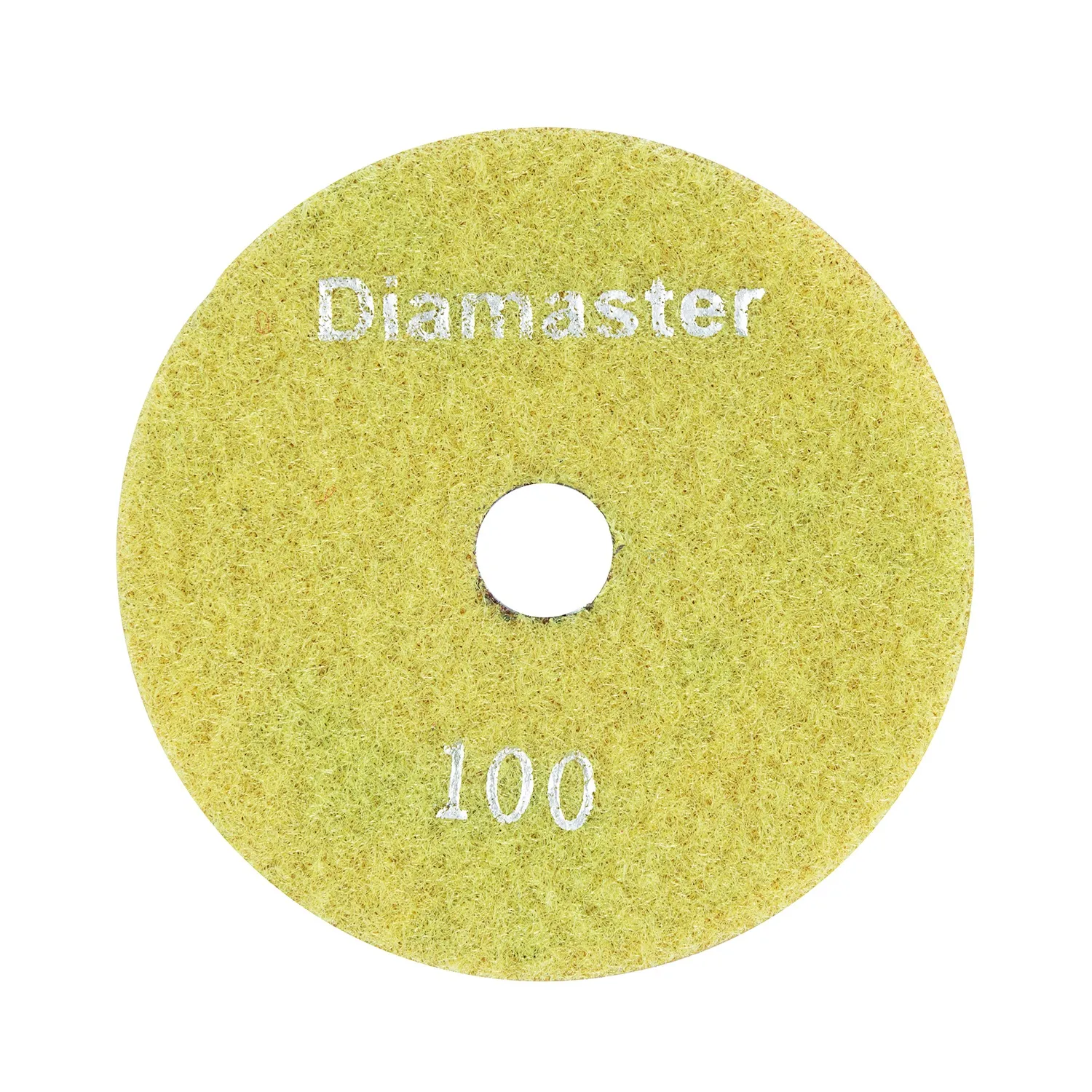 Алмазный гибкий шлифовальный круг DIAMASTER 1002 №100 бетон желтый шлифование