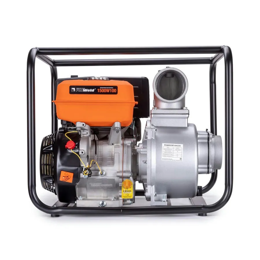 Бензиновая мотопомпа 1500W100 "FoxWeld"