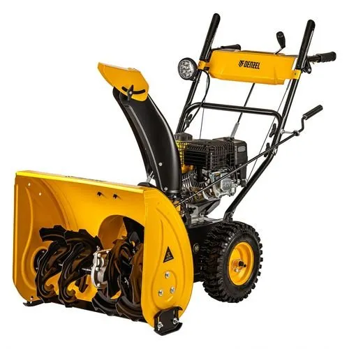 Снегоуборочная машина бензиновая SBM 610, 212 cc, ручной старт, фара Denzel