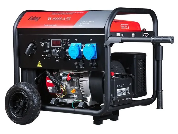 Генератор TI 10000 A ES с коннектором автоматики и электростартером FUBAG