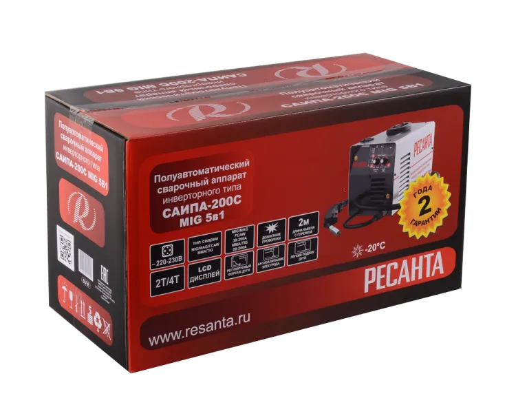 Сварочный аппарат РЕСАНТА САИПА-200C