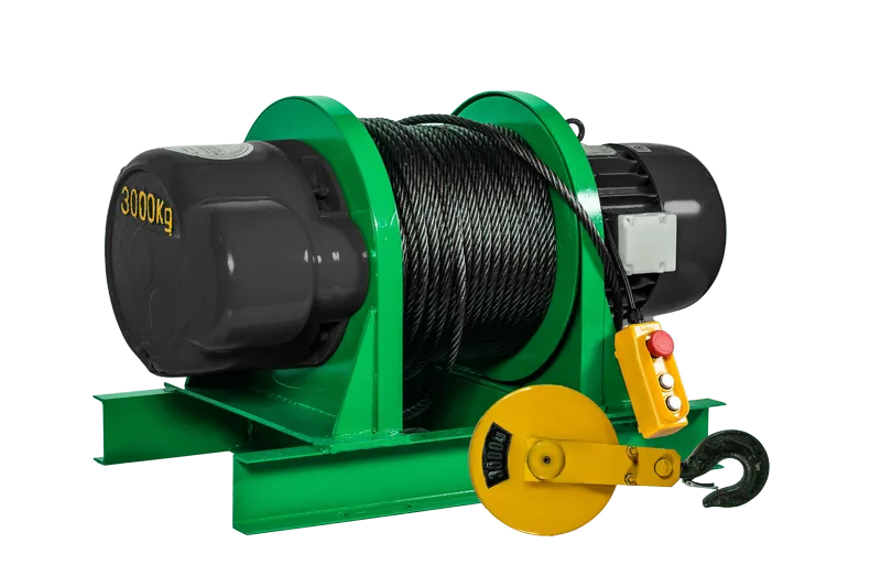 Электрическая лебедка KCD 1500/3000 кг, 100/50 м 380В «EURO-LIFT»