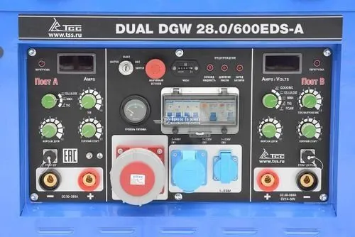 Генератор двухпостовой сварочный дизельный TSS DUAL DGW 28/600EDS-A