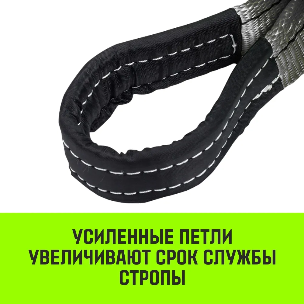 Двухветвевой строп «HITCH» REGULAR WIDE 2СТ 5,0т 4,00м SF5 120мм