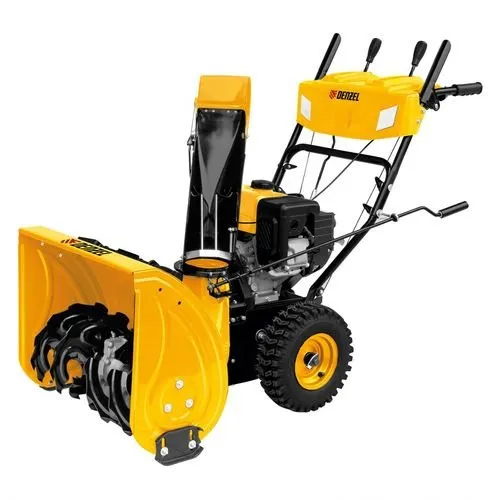 Снегоуборочная машина бензиновая SBM 610S PRO, 212 cc, электростартер, фара, обогрев Denzel