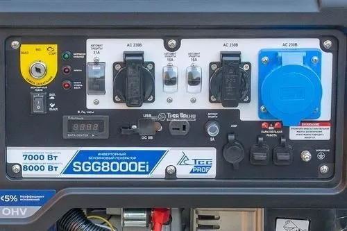 Инверторный бензогенератор SGG 8000Ei с блоком АВР