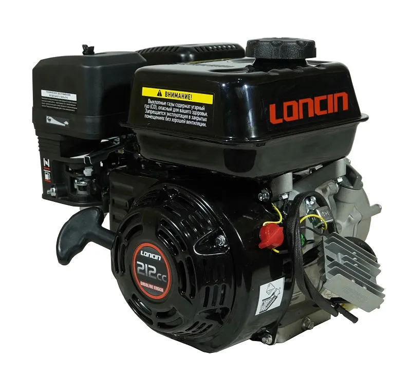 Бензиновый двигатель «Loncin» LC 170F-2B (U type) диаметр вала 20 5А
