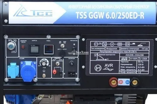 Генератор инверторный сварочный бензиновый TSS GGW 6.0/250ED-R