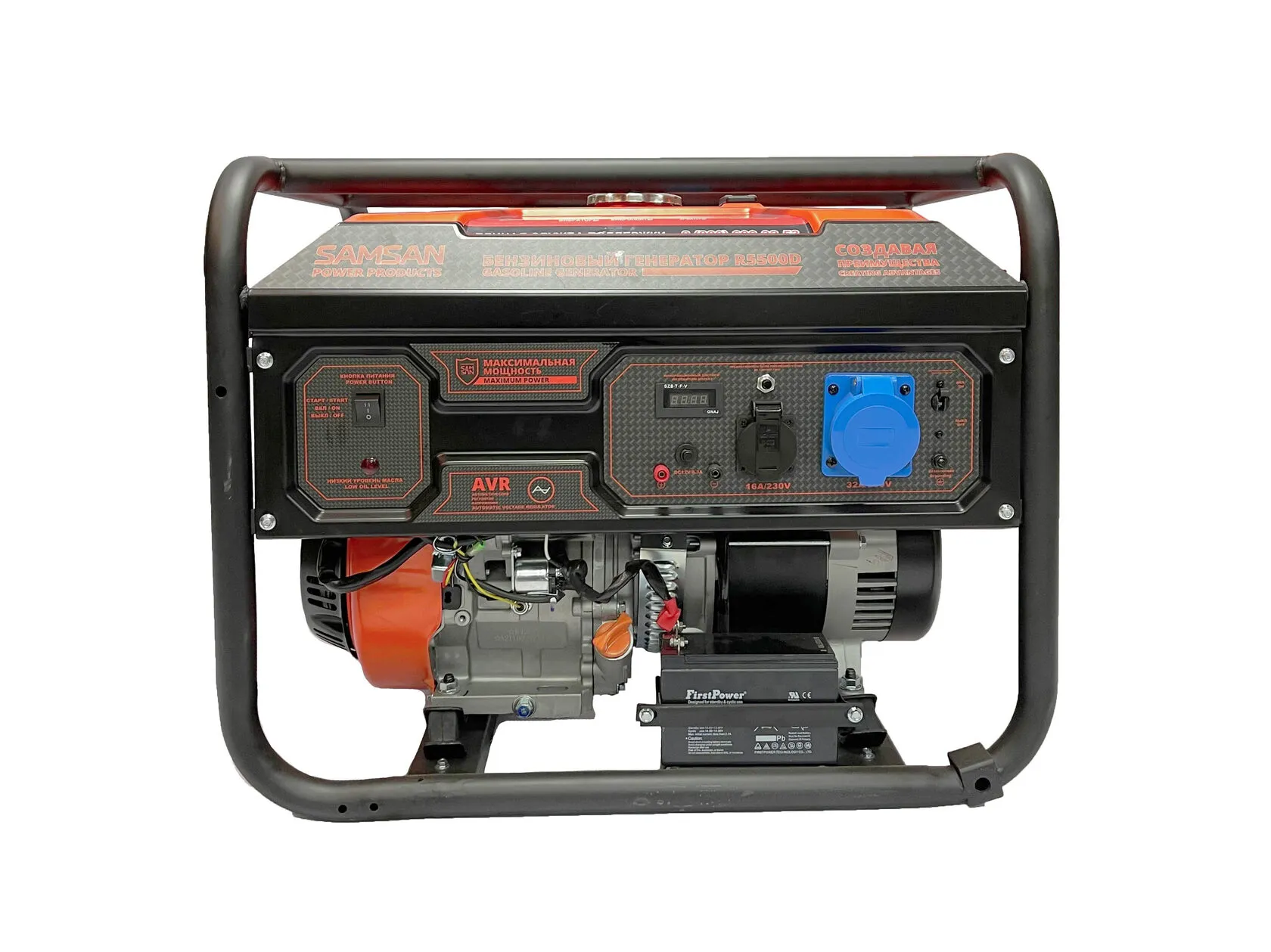 Бензиновый генератор SAMSAN R 5500 D для аварийного электроснабжения