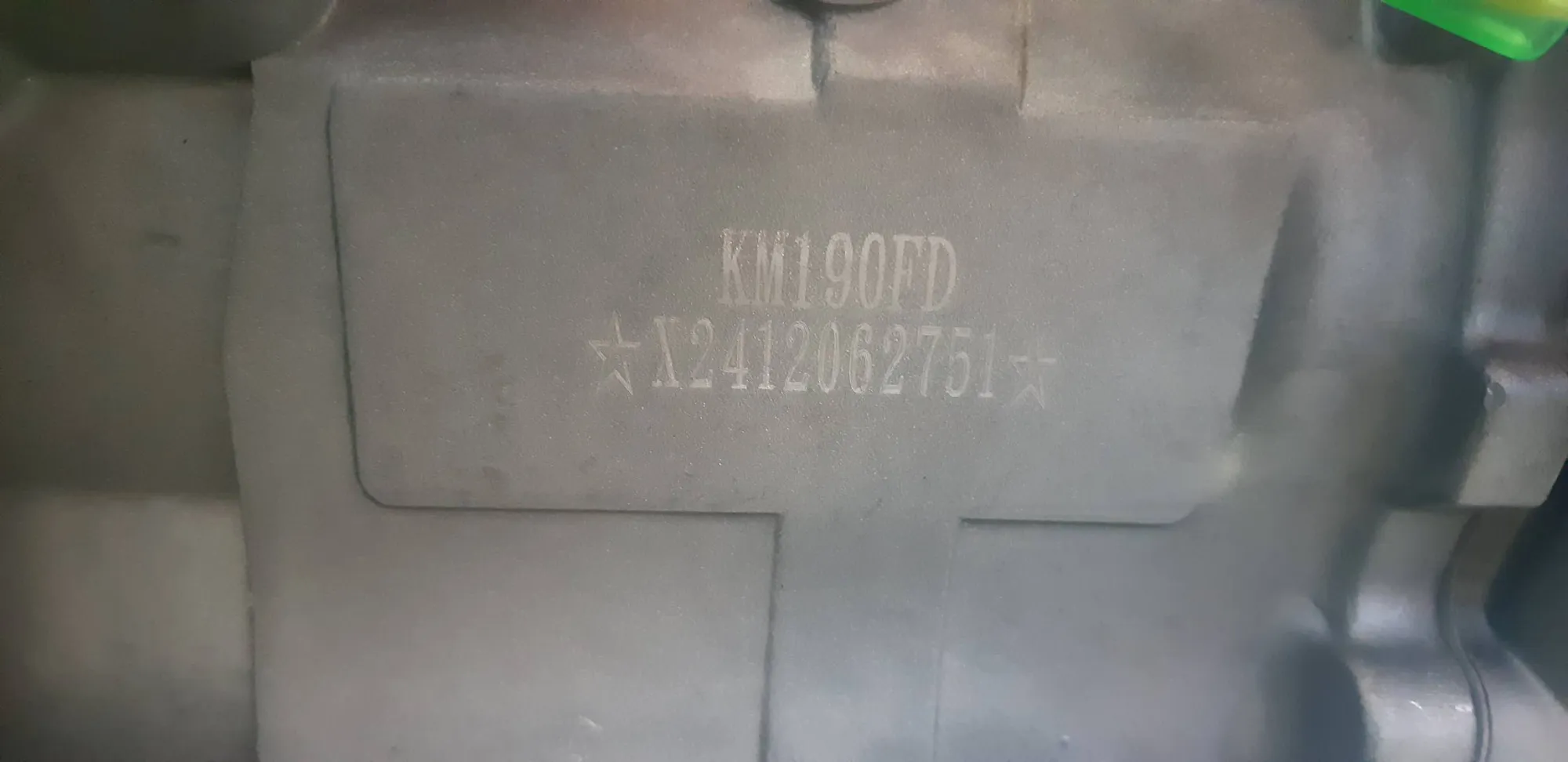 Двигатель бензиновый KM190FD для SGG 5000EHNA-6000(..) (арт. станции 1600..) / Engine Assembly (01.05.TSS190FD-101-H25A-1) для генераторов