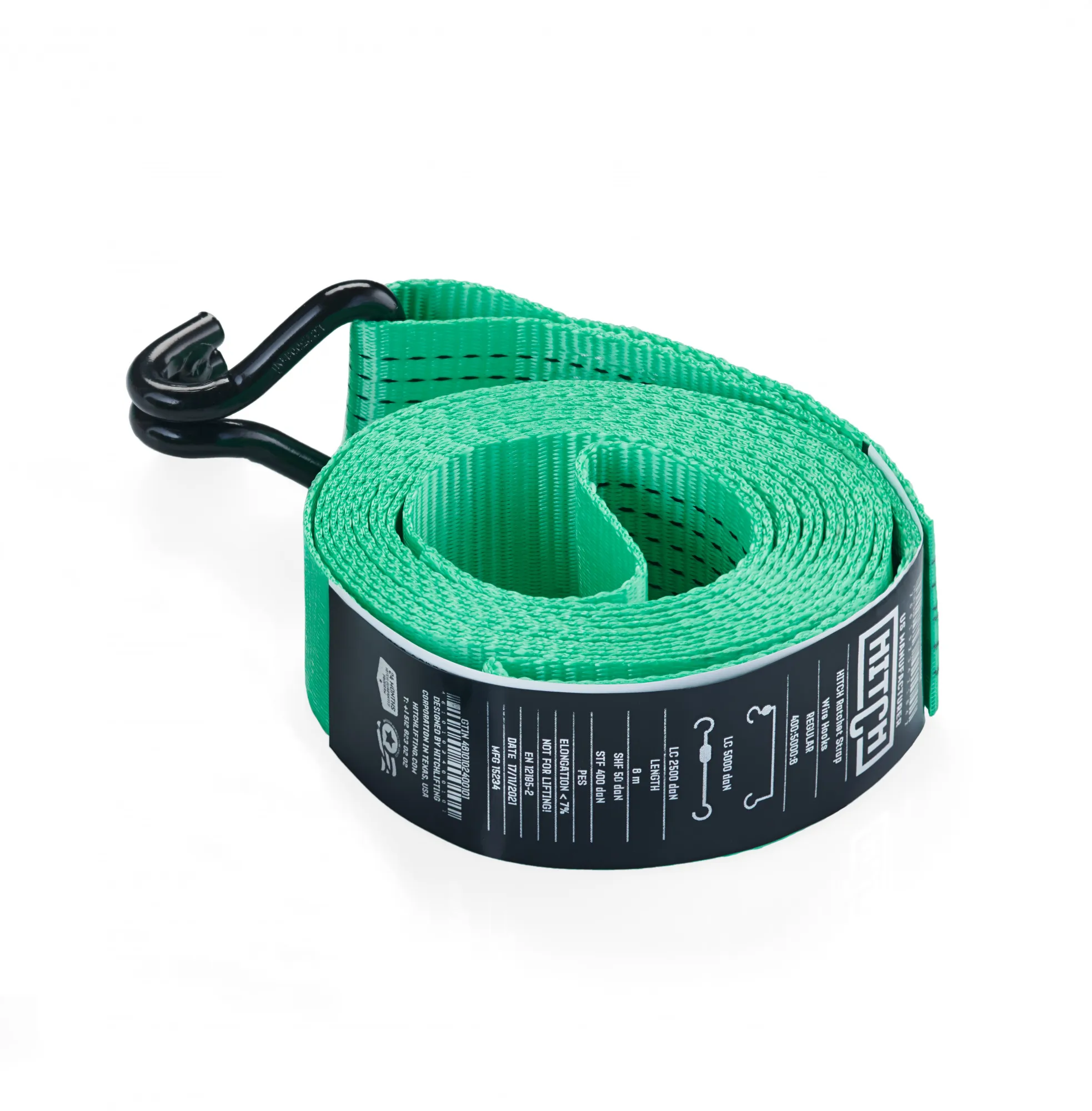 Длинная часть для стяжного ремня HITCH RS REGULAR 400:5000:8 (50мм,STF400DaN, 5T, 7,5М) SZ076129