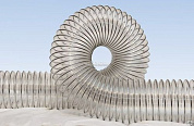 Воздуховод из полиуретана PU-0.4мм - 125 гибкий, армирован стальной упругой спиралью